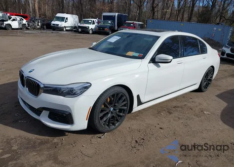 2017 BMW 740I xDrive from USA, damaged, VIN WBA7E4C38HGV23408